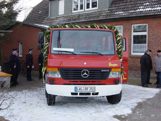 Picture of the the new fire engine