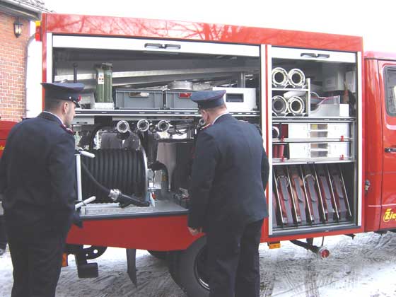 Picture of the the new fire engine