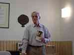 Picture of Rolf Burmeister with his book