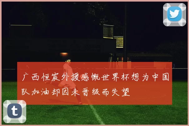 广西恒宸外援感慨世界杯想为中国队加油却因未晋级而失望